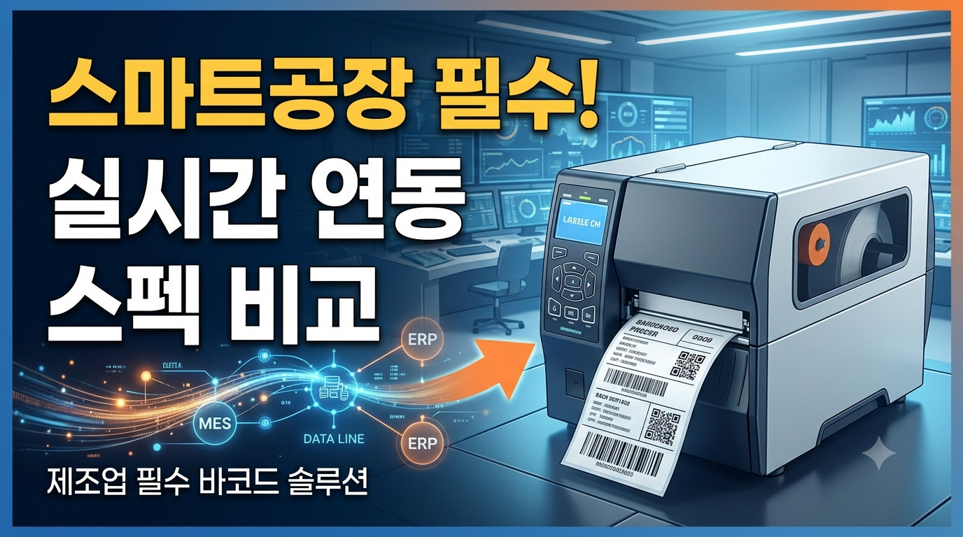 제조 및 물류 현장에 최적화된 산업용 라벨 프린터 핵심 사양 및 스펙 상세 해설